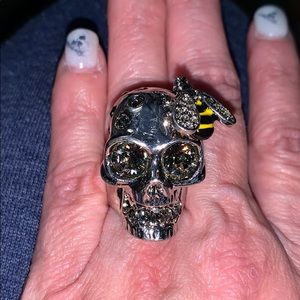 Alexander McQueen skull ring